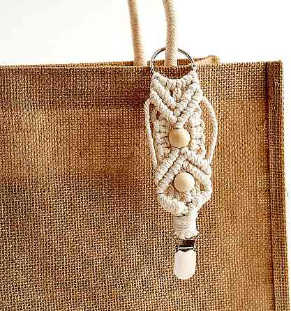 Держатель для шляпы Travel Hat Clip Модель 1 хлопковый плетеный ручной работы бохо легкий для сумки рюкзака Киев