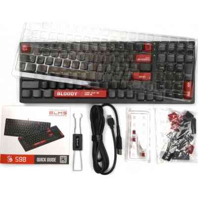 Клавиатура A4Tech Bloody S98 RGB BLMS Red USB Bloody Red (4711421991674) Винница