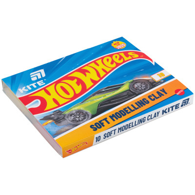 Пластилін Kite Hot Wheels восковий, 10 кольорів, 200 г (HW25-084) Вінниця - фото 2