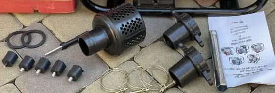 Мотопомпа для чистой / легко-грязной воды (шланг 50мм) Edon WP-50 : 4 тактный, 30 куб.м/ч, 30м подъема Киев