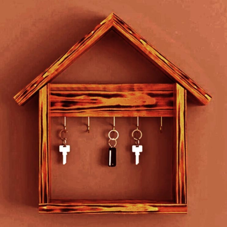 Ключниця дерев'яна "Ломітаж" трюфель Миколаїв - фото 1