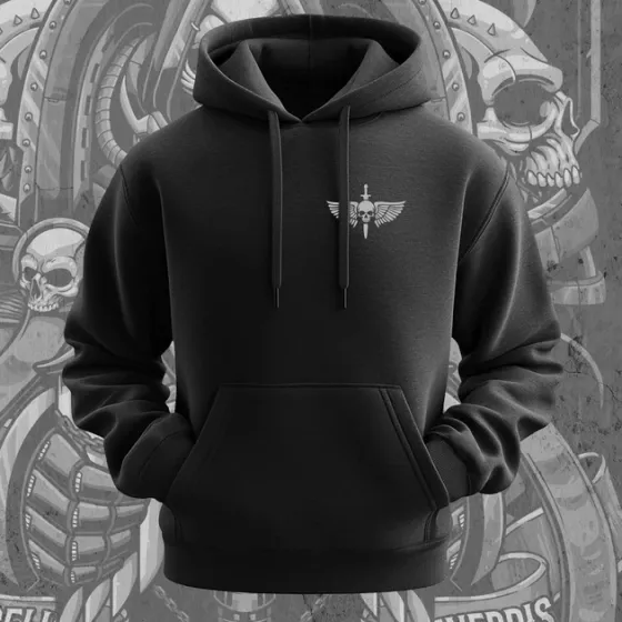 Худі для підлітка хлопчика з принтом WarHammer 40K Capellanu140 Розмір 160 Anime11121 Дніпро