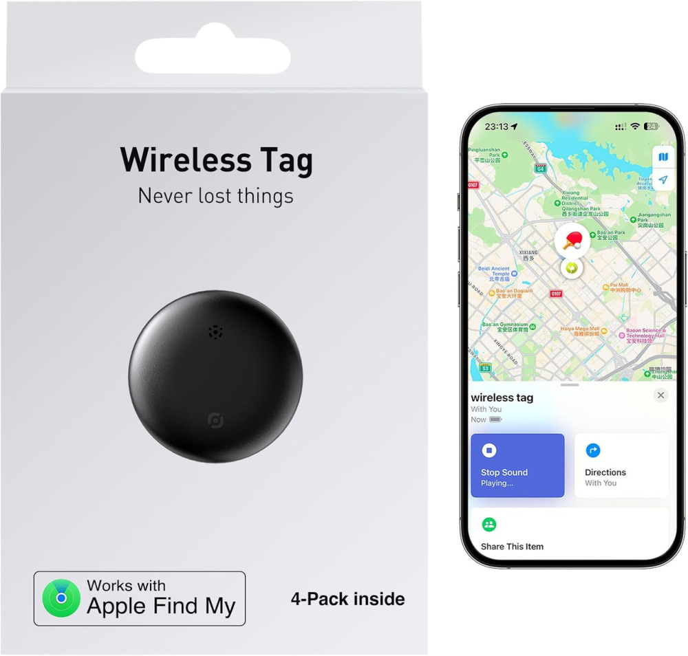 Smart Tag Bluetooth-трекер для ключей, багажа и кошелька, IP68, работает с Apple Find My, беспроводной локатор для iPhone, белый Киев - изображение 2