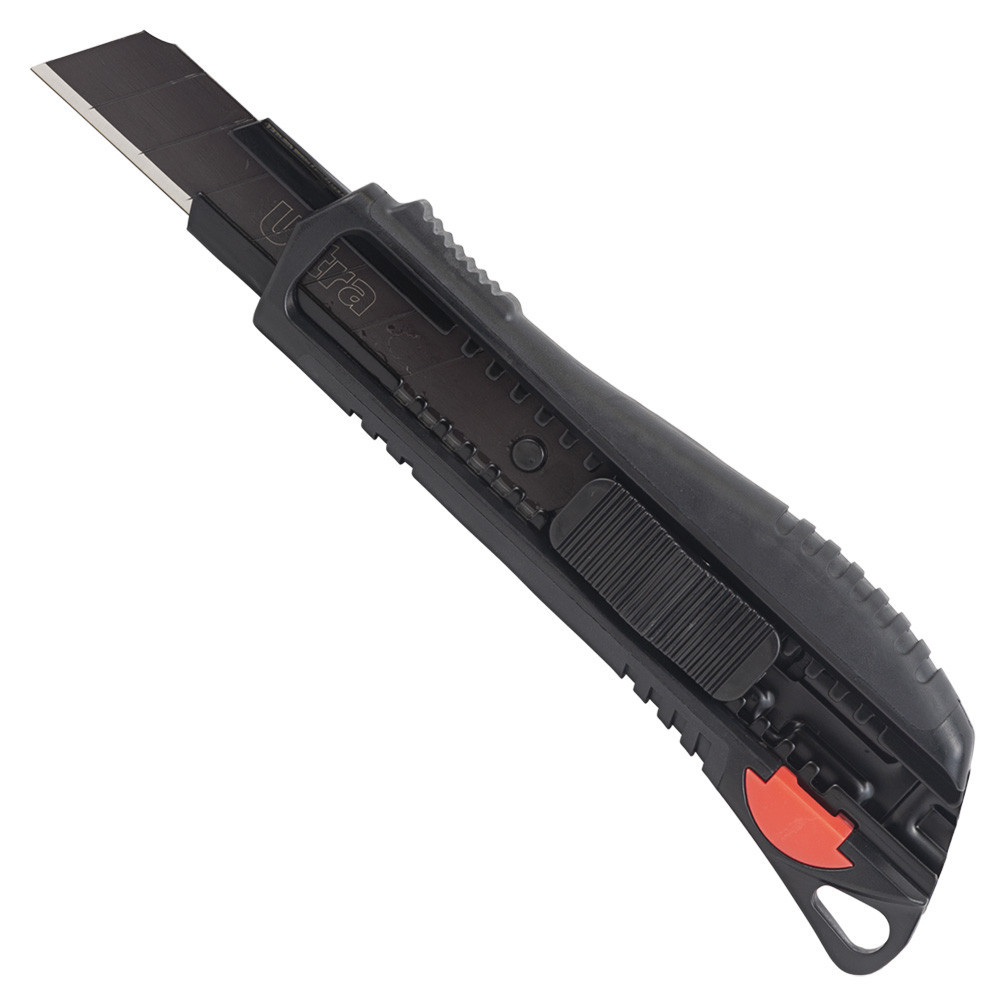 Ніж сегментний лезо 18 мм корпус ABS/TPR автоматичний замок ULTRA (8210292) Київ - фото 2