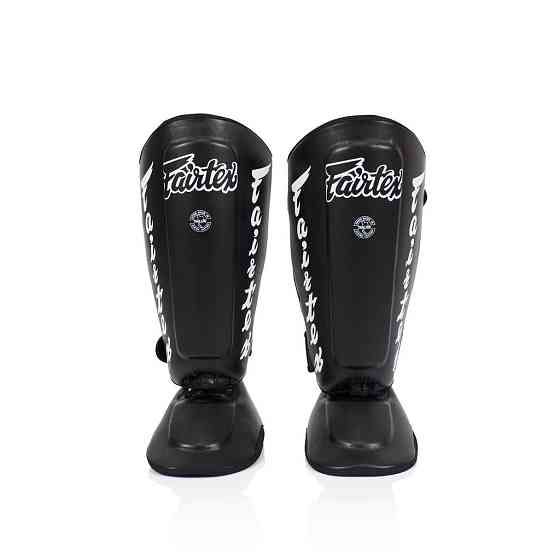 Захист гомілки та стопи Fairtex SP7 Shin Pads Black L Кам'янське