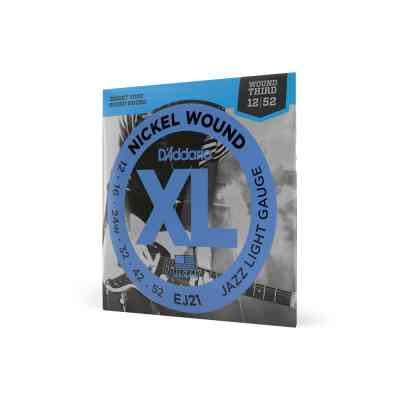 Струны для гитары D'Addario XL Nickel Wound Jazz Light (12-52) (EJ21) Винница