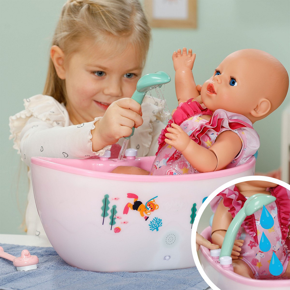 Автоматична ванночка для ляльки Baby Born – Казкове купання Дніпро - фото 7