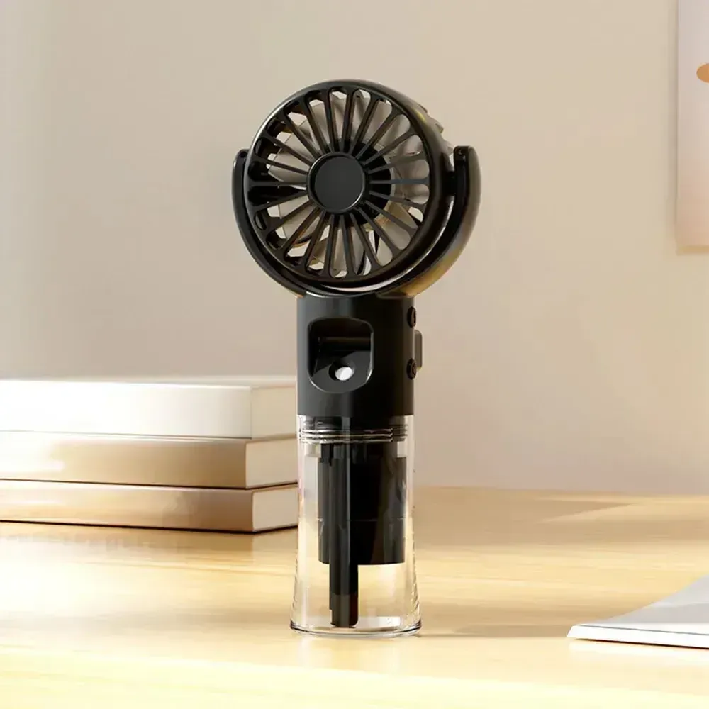 Ручной вентилятор с USB-распылителем / Аккумуляторный мини вентилятор Коломия - фото 2