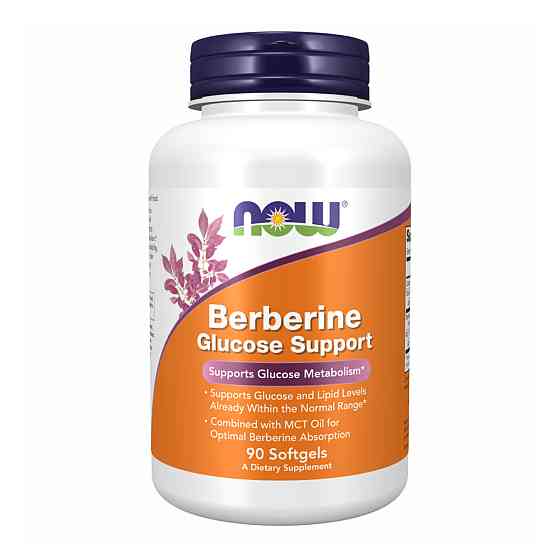 Берберин для регулирования уровня глюкозы Now Foods Berberine Glucose Support 90 sgels Киев