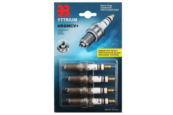 Свічки Ез Yttrium HR8MCV+ газ блістер (Ford, довжина різьблення 25м, ключ на 16, зазор 1.2 ! Вінниця