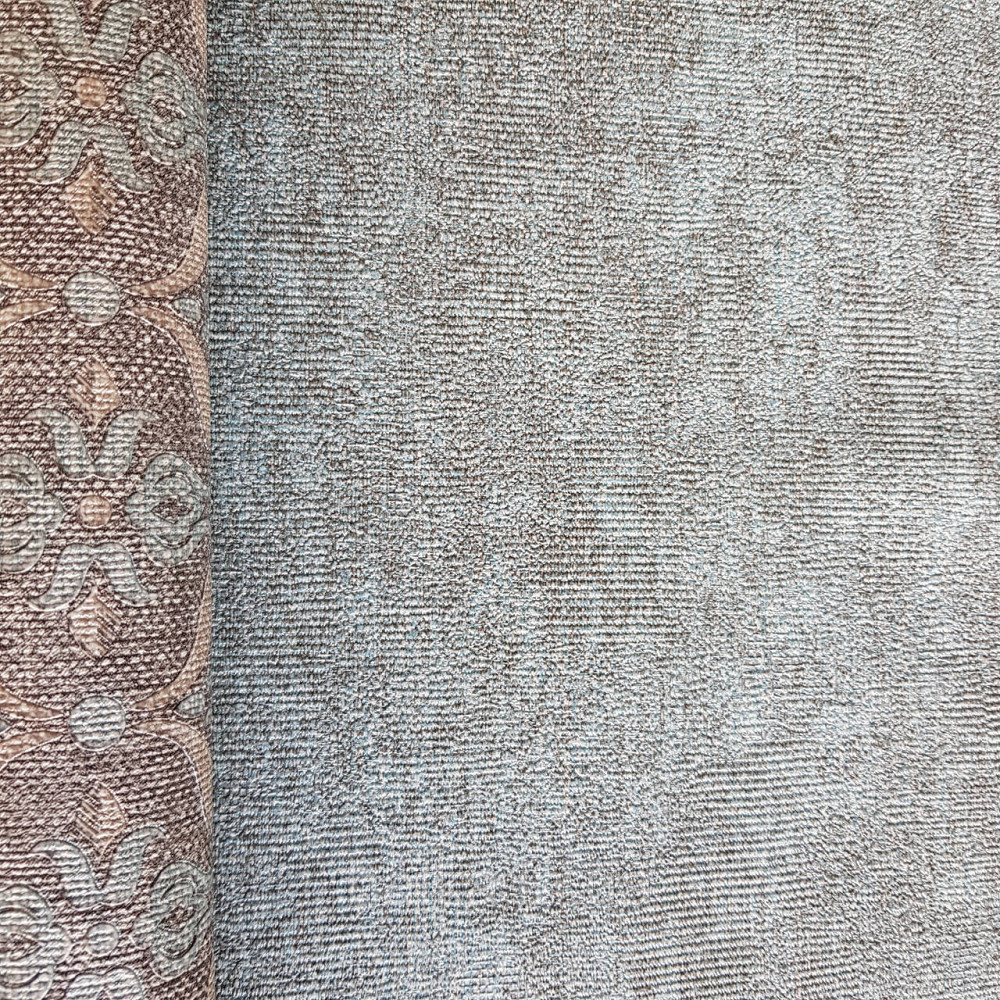 Шпалери метрові вінілові на флізелін Yuanlong Samsara однотонні ефект потертості під штукатурку бірюзові Київ - фото 2