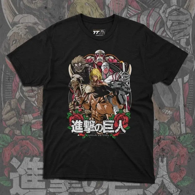 Футболка чоловіча з  принтом Атака титанов Титани Розмір 48 Anime0894 Дніпро - фото 1