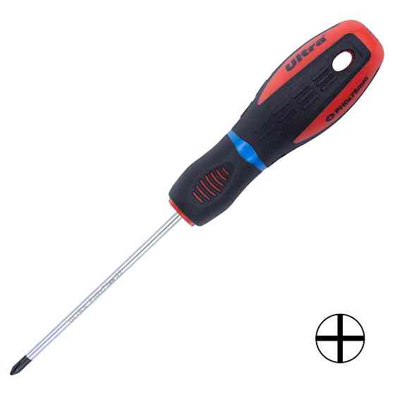 Отвертка крестовая PH 0×75мм S2 Profi ULTRA (4000312) Киев