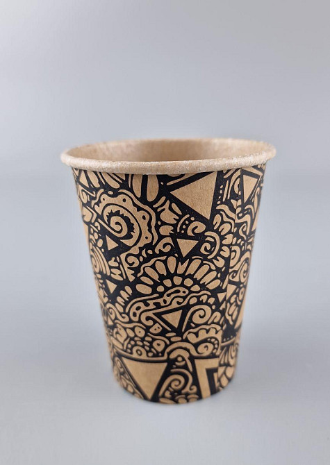 Склянка паперова 250 мл "Авангард KRAFT" Маестро h9 (50 шт.) Харків - фото 2