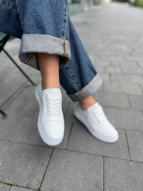 L.Fairy Мокасини жіночі L.Fairy -2 білі (весна-літо, еко-шкіра) (5858) 41 Коломия - фото 6