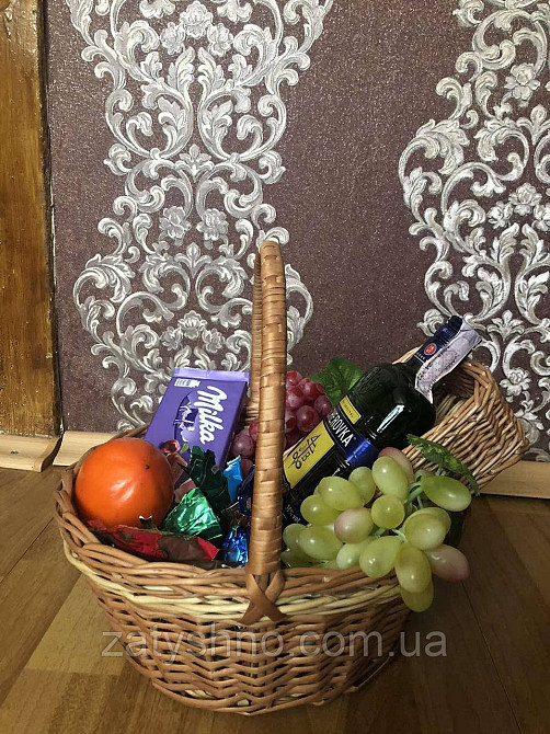 Кошик плетений подарунковий новорічний Київ - фото 10