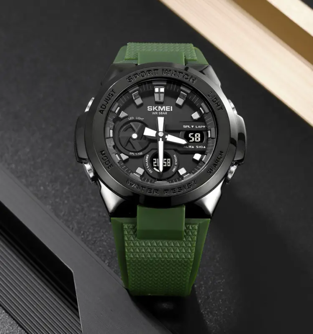 Годинник чоловічий наручний спортивний Skmei 2105 (Зелений) Вінниця - фото 4