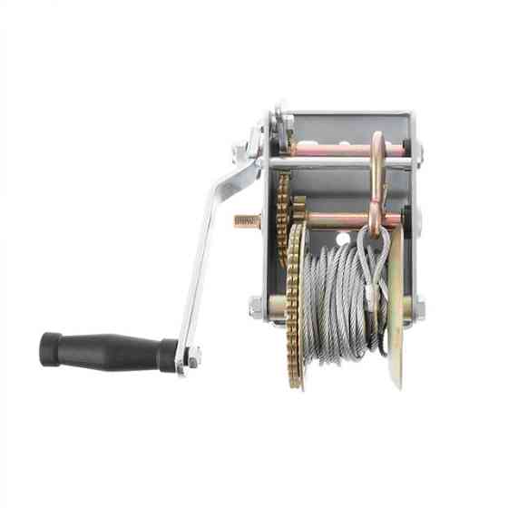 Лебідка барабанна INTERTOOL GT1455, тягове зусилля 900 кг, сталевий трос - інструмент, що вартий уваги Львів