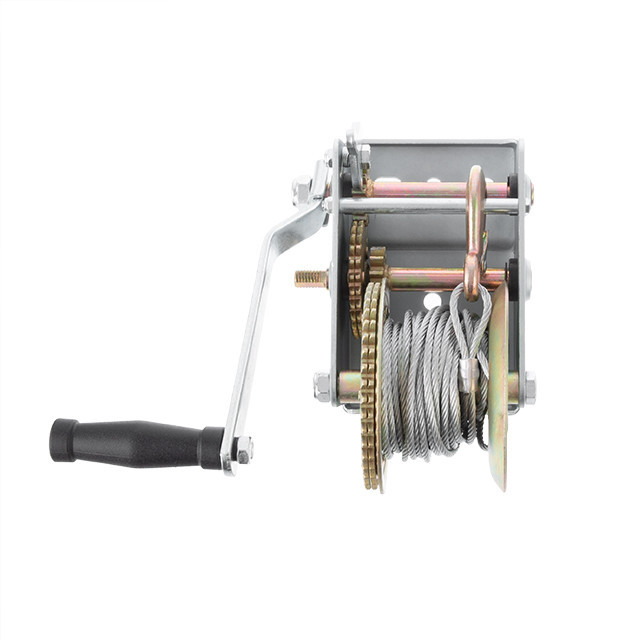 Лебідка барабанна INTERTOOL GT1455, тягове зусилля 900 кг, сталевий трос - інструмент, що вартий уваги Львів - фото 6