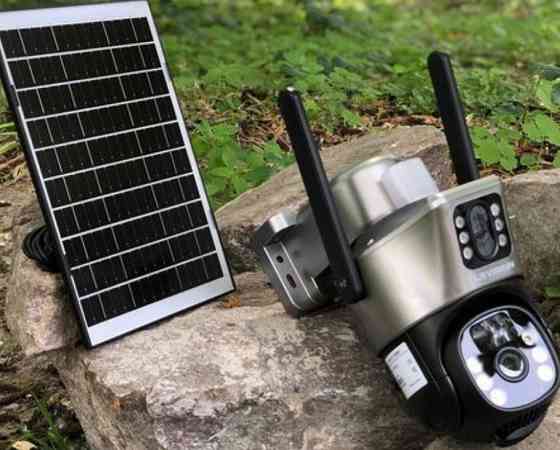 4G 8 MP камера видеонаблюдения с аккумулятором солнечная панель TP15B. Харьков