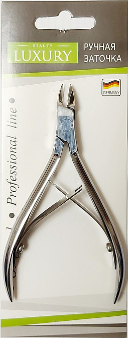 Кусачки для кожи 10 мм Luxury для кутикулы KM07 Запорожье - изображение 1