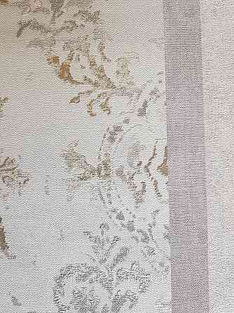 Шпалери вінілові на флізеліні AS creation Garda 1.06Х10.05 класика дамаск вензель сріблясті на світло-сірому Київ