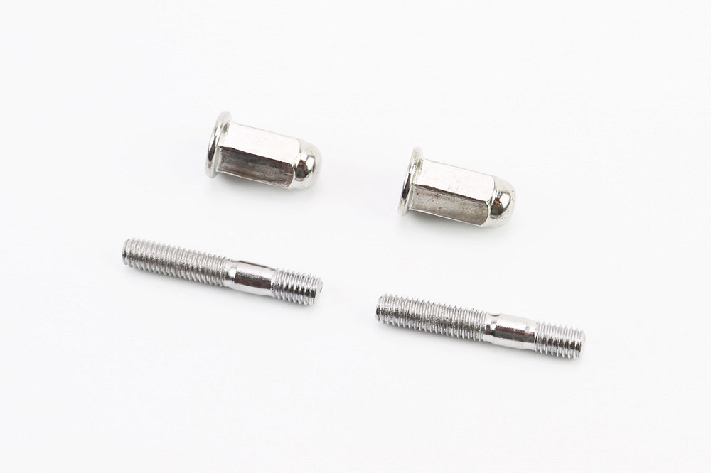 Шпилька M6x36 (GY6 глушника) + гайка, к-кт 4 деталі Киев - изображение 1