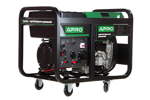 Генератор Apro дизельный 4-х тактный DG-120Е 12,0/12,8кВт электрозапуск Львов - изображение 1