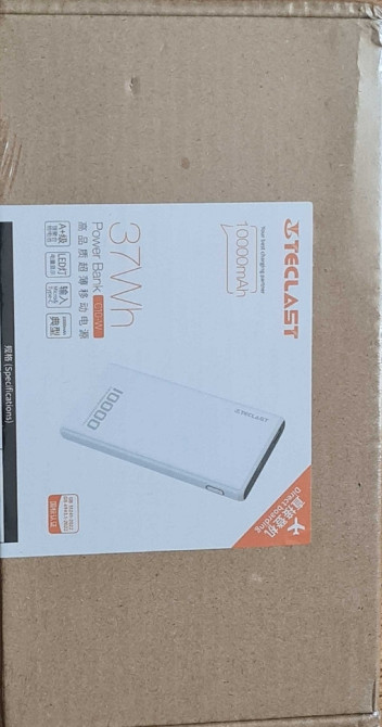 Павербанк TECLAST 20000 mAh 10000 mAh белый аккумулятор. Киев - изображение 2
