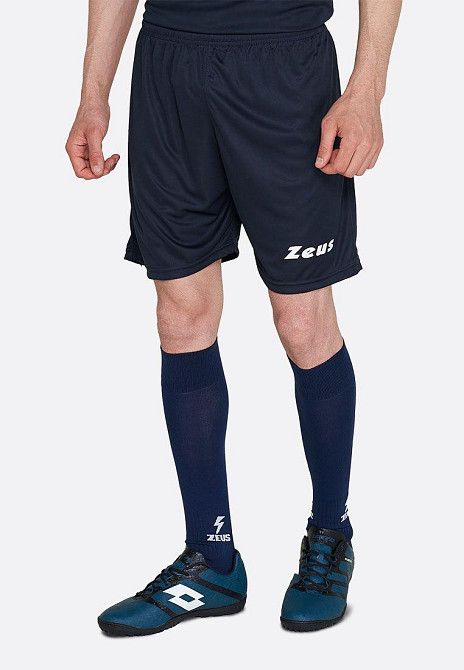 Шорты футбольные Zeus SHORT MIDA NERO Z01264 Вишнёвое - изображение 1
