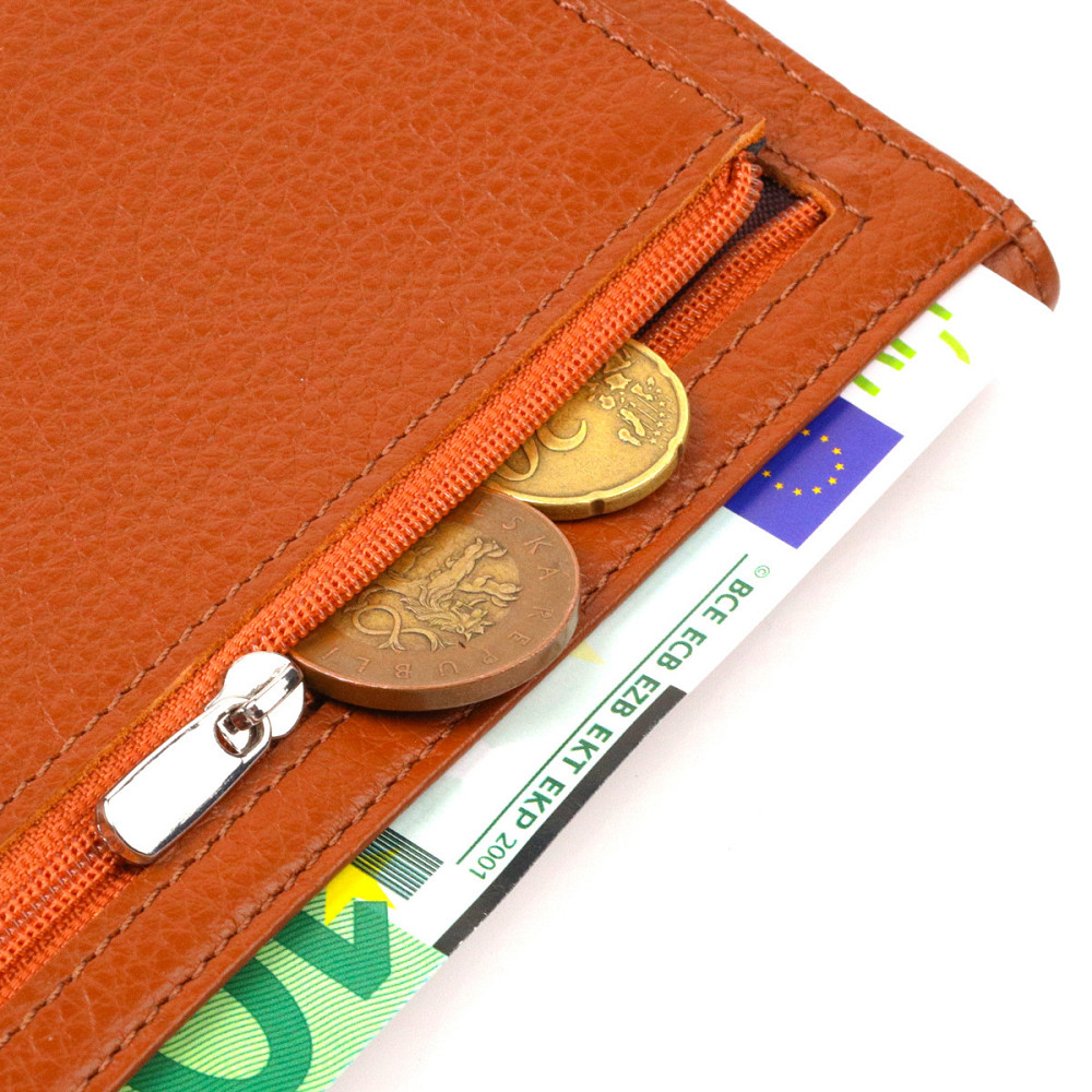 Женский удобный кошелек из натуральной кожи CANPELLINI 21829 Коричневый Киев - изображение 7