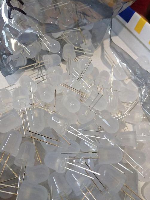 Светодиод 8мм RGB матовые 3х режимные Полтава - изображение 1