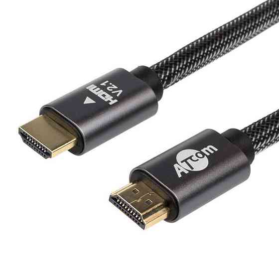 Кабель Atcom Premium HDMI HDMI V 2.1, (M/M), 30 м, Black (AT23730) пакет Чорний Харьков