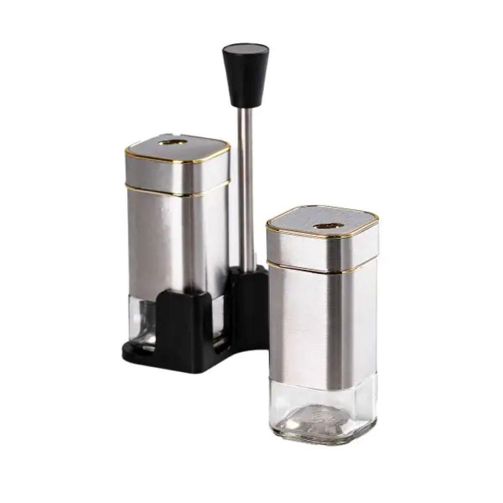 Набір для спецій з підставкою, 2 баночки 120 мл Київ - фото 3