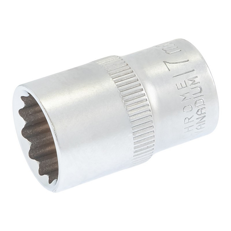 MASTERTOOL Головка торцева MASTERTOOL 12-гранна ½" 17 мм L 40 мм CrV 78-0617 Коломыя - изображение 2