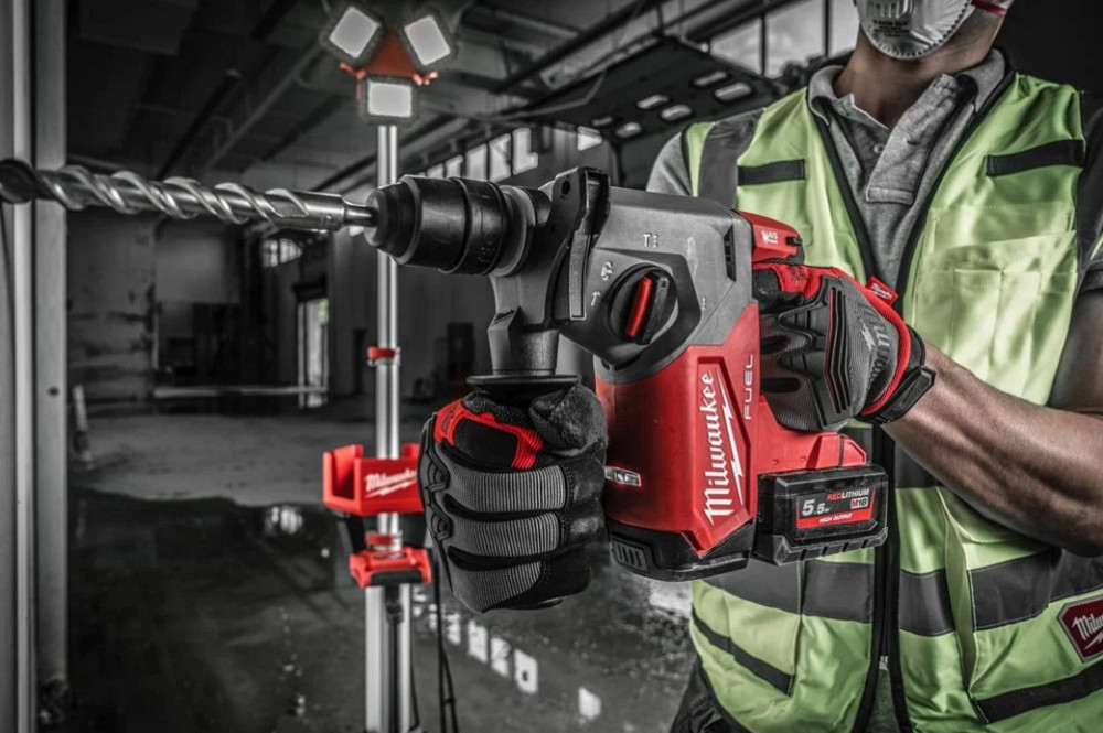 Перфоратор акумуляторний SDS-PLUS MILWAUKEE, M18 FHX-0, 2,5Дж (каркас) (HD кейс) Одеса - фото 7