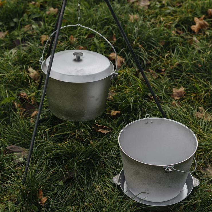 Казан туристичний алюмінієвий 12 літрів для багаття Київ - фото 2