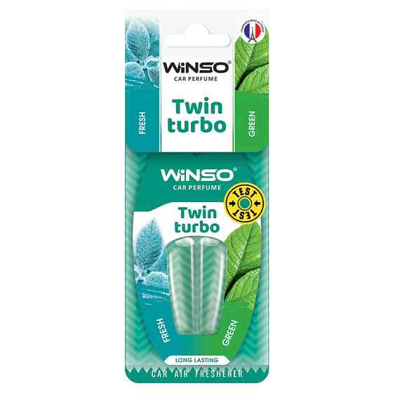 Ароматизатор с двойной капсулой Winso Twin Turbo – Fresh & Green Львов