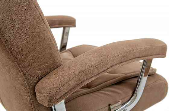 Офісне Крісло Керівника Richman Telavi Мустанг Caramel Хром М3 MultiBlock Бежевий Київ