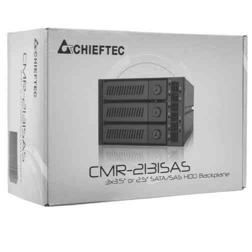 Бекплейн Chieftec CMR-2131SAS 2x5.25" -> 3x3.5" HDDs Hot-Swap Metal Винница