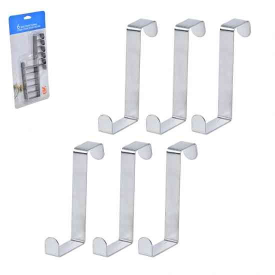 Вішалка-гачок для дверей 6 шт/упаковка 7,5 см Вінниця