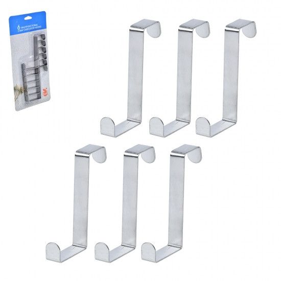 Вешалка-крючок для дверей 6 шт/упаковка 7,5 см Винница - изображение 1