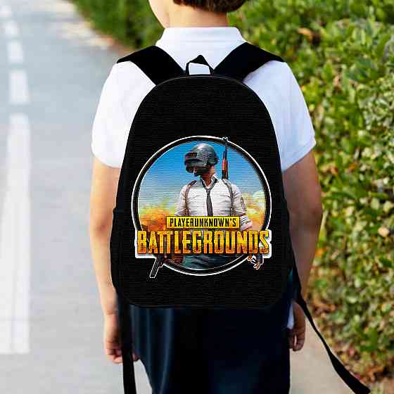 Рюкзак дитячий Пабг "PUBG BATTLEGROUNDS" 34х27см, міський ранець для хлопчика з принтом (00427) Київ