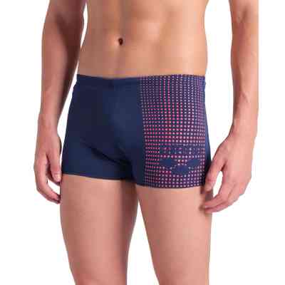 Плавки Arena Foggy Dots Swim Short 008483-700 темно-синій, кораловий 85 (3468337428787) Винница