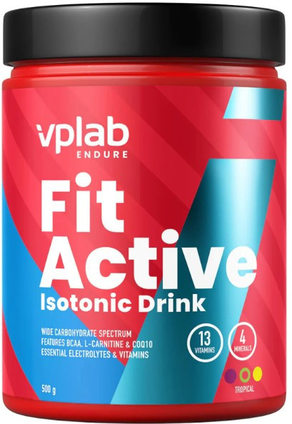 Изотоник VPLab FitActive Isotonic Drink-Tropical Fruit 500g(Тропические фрукты) Киев - изображение 1