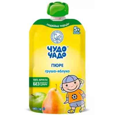 Дитяче пюре Чудо-Чадо Груша Яблоко 180 г (4820016254619) Вінниця