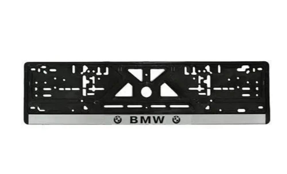 Рамка під номер пластик BMW (Racing рельєфна) Вінниця - фото 1