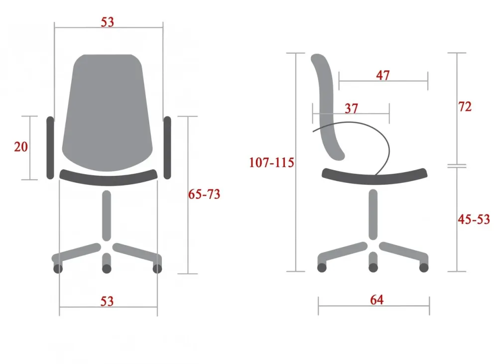 Офісне Крісло Керівника Richman Atlant Titan Bordo Wood-Beech М1 Tilt Бордовий Київ - фото 4