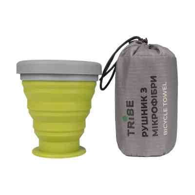 Туристическое полотенце Tribe Bicycle Towel 60х120 L Grey (T-LC-0005-L-grey) Винница