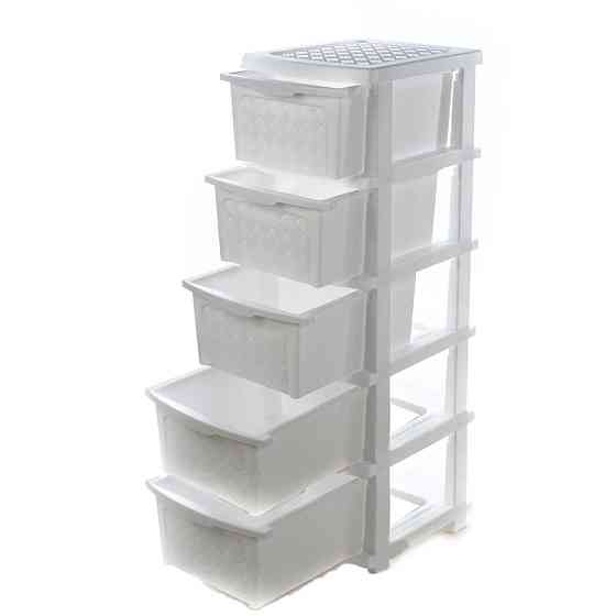 Комод пластиковый белый R-Plastic 